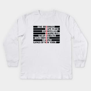 Filmmaking Legend - Scorsese Kids Long Sleeve T-Shirt